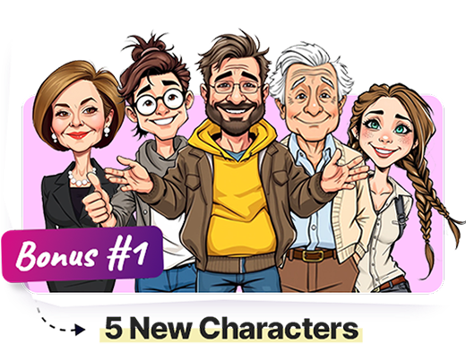 Bonus 1: 5 New Characters