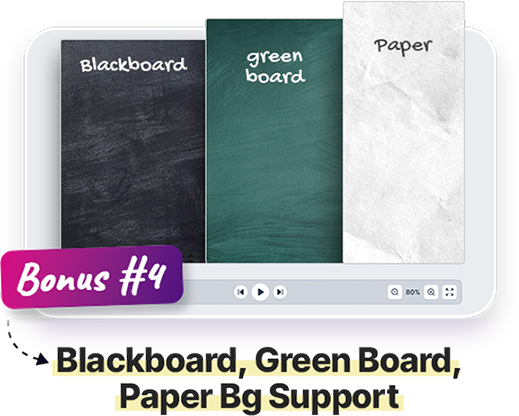 Bonus 4: Blackboard, Green Board, and Paper Background Support