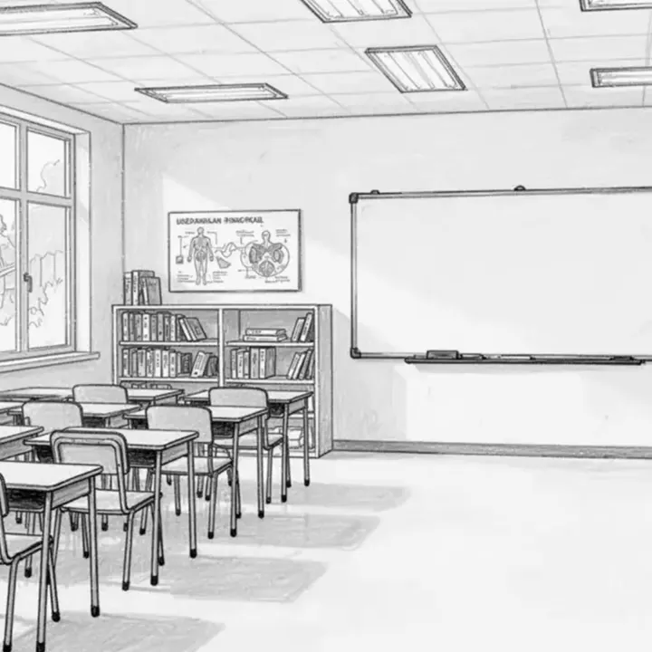 Black and white Cartoon art style